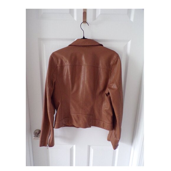 Blank NYC Women's Brown Leather Jacket - Picture 4 of 4